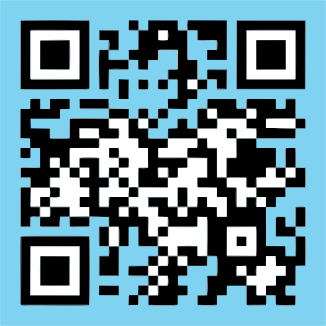 blue qr